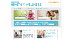 Desktop Screenshot of healthwellnesscolorado.com